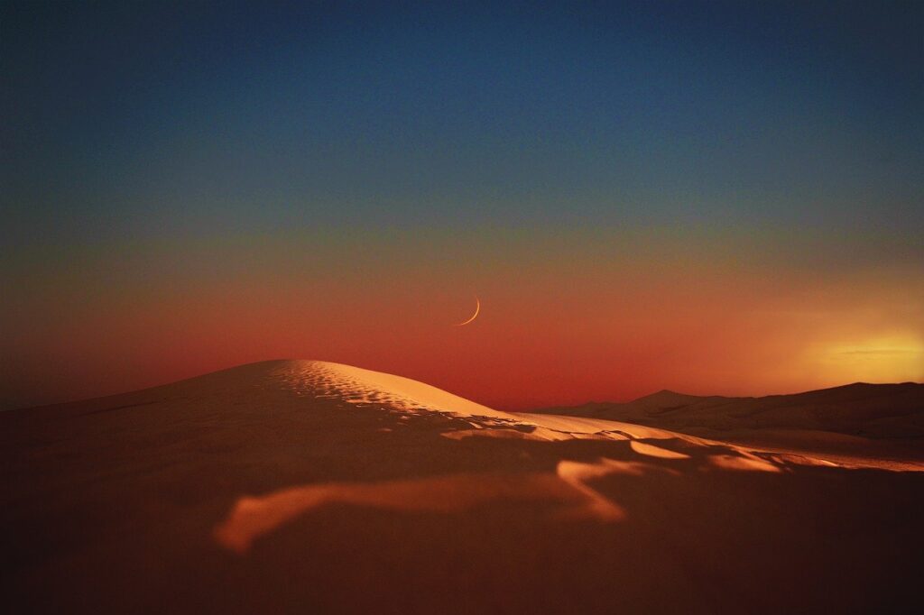 umanità trasfigurata deserto
